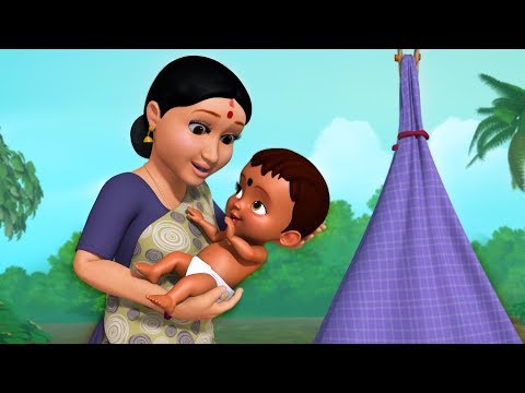 சின்னச் சின்னப் பாதங்கள் | Tamil Baby Folk Songs | Infobells