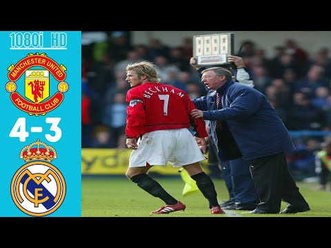 Man Utd [4-3] Real Madrid -2003 (HD) &bull;Ronaldo hattrick. &bull;Beckham masterclass.