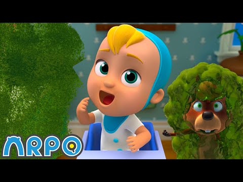 A Green GAS!! 💨 | ARPO The Robot | Funny Kids Cartoons | Kids TV Full Episode Compilation