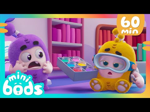 Paint Mix Sickness | Minibods | Rob the Robot &amp; Friends - Funny Kids TV