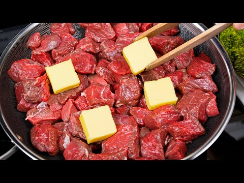 Tender Beef in Minutes! The secret to soften the toughest beef! 🔝 3 Easy lunch and dinner recipes