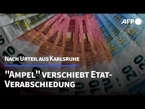 Ampel-Koalition verschiebt Verabschiedung des Haushalts 2024 | AFP