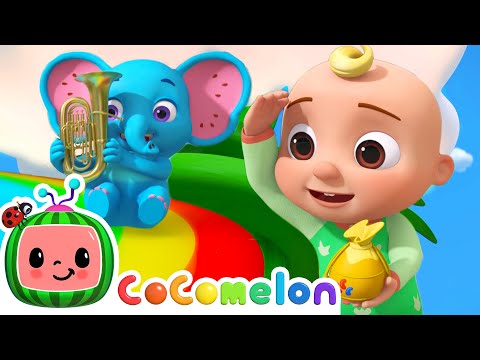 JJ &amp; The Beanstalk | CoComelon Animal Time | Animals for Kids