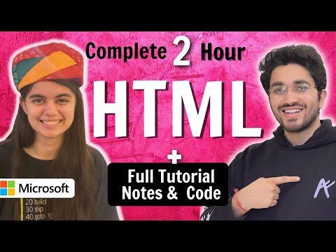 HTML Tutorial for Beginners | Complete HTML with Notes &amp; Code