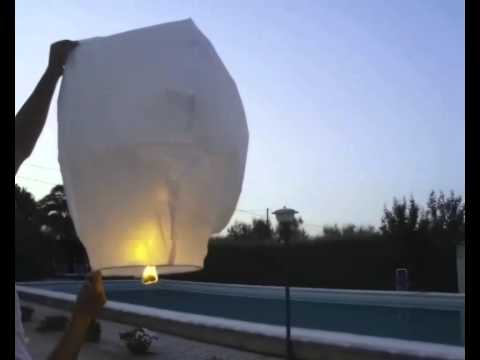 Istruzioni Video Lanterne Volanti Cinesi - Instruction How to use Chinese Sky Lanterns