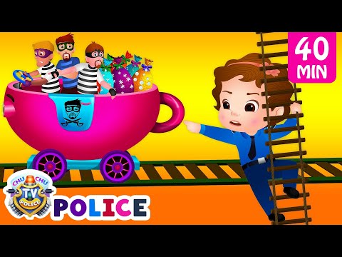 The Rail Road Chase - Narrative Story + More ChuChu TV Police Fun Cartoons for Kids