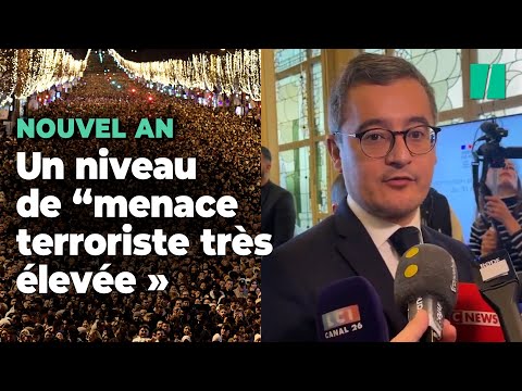 Nouvel an : le niveau de &quot;menace terroriste&quot; est &quot;tr&egrave;s &eacute;lev&eacute;e&quot; selon G&eacute;rald Darmanin