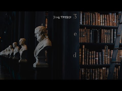 you're studying in a haunted library with ghosts ( dark academia playlist + rain )