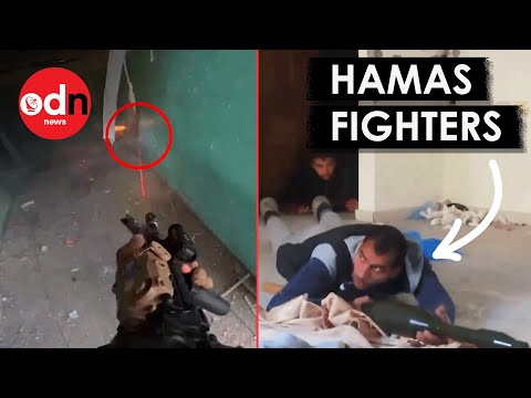 Hamas Fighter Shoots At Israeli Soldiers Through Wall in Gaza