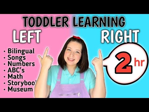 Toddler Learning Videos|Left &amp; Right |Educational Toddler Learning |Bilingual | canciones infantiles