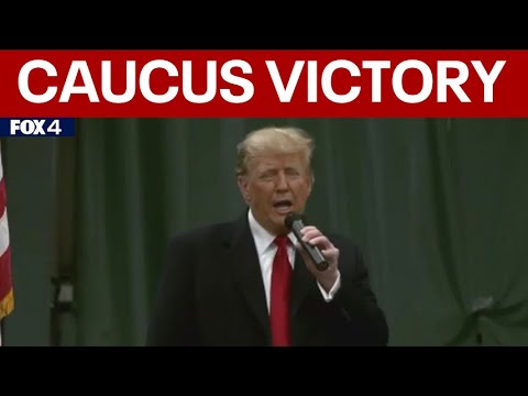 Iowa caucus: Trump wins easily, DeSantis finishes 2nd