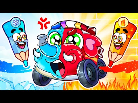 Where Is My Lovely Colour Song 😱 🧟 Funny Kids Songs And Nursery Rhymes by Cars &amp; Play🚓🚛