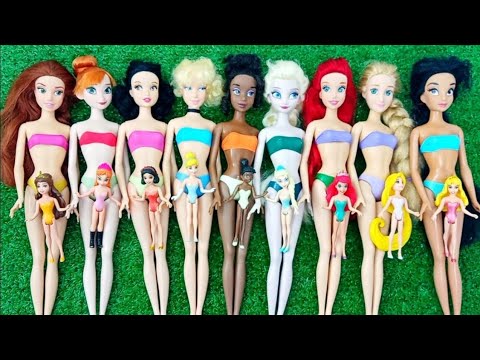 Looking for Disney Princess Dresses DIY Miniature Ideas for Barbie Wig, Dress, Faceup, and More! DIY