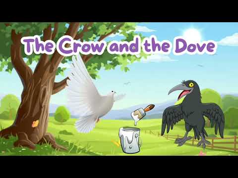 the crow and the dove|english short story|short story for kids|moral story |Huda's storybook