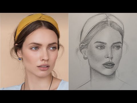 how to draw a face | step by step for beginners | draw with me