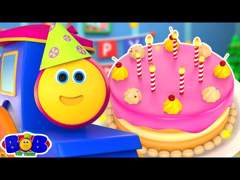 Happy Birthday Song &amp; More Bob the Train Nursery Rhymes for Kids