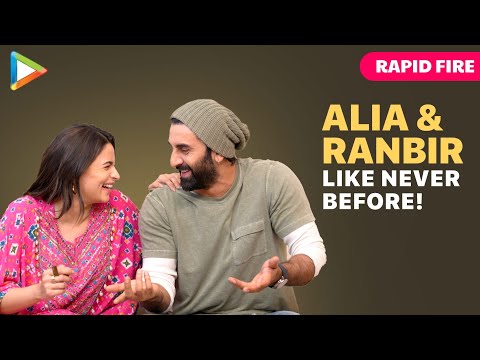 Ranbir Kapoor &amp; Alia Bhatt compete to win the Rapid Fire | Ayan Mukerji | Brahmastra