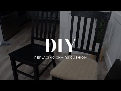 Replaced Dining Chairs Cushion With Pine Wood | DIY |