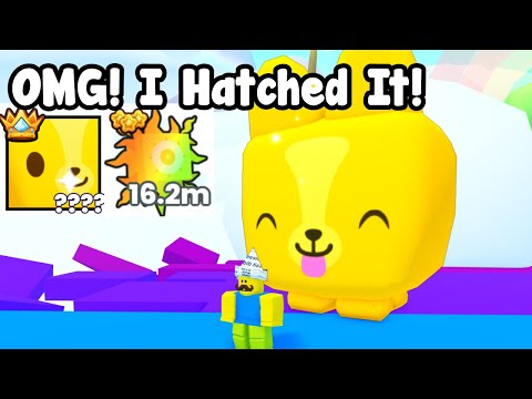 OMG! I Hatched Titanic Emoji Corgi In Pet Simulator 99! New Strongest Pet!