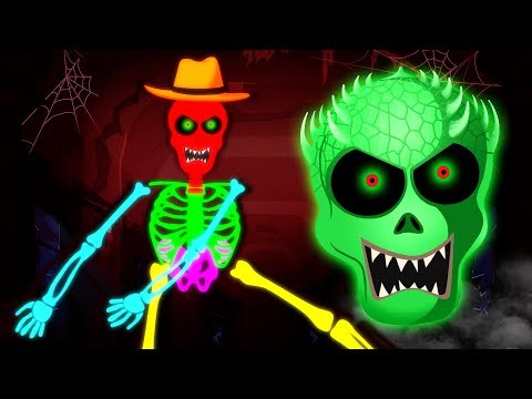 Fun Glowing Skeletons Finger Family Rhymes For Kids by Teehee Town