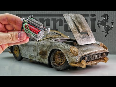 Restoration of an Old Abandoned FERRARI. Restoration Ferrari 250 GT California