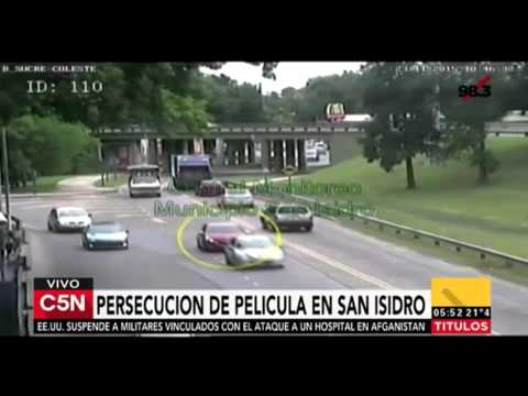 C5N - Policiales: Persecuci&oacute;n de pel&iacute;cula en San Isidro