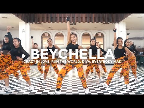 Beyonc&amp;eacute; Remix - Crazy In Love, Run The World, Diva, Everybody Mad (Dance Video)