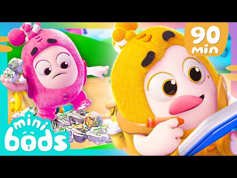 Let's Hunt For Spooky Treats! - Minibods | Mini Oddbods | Baby Oddbods | Funny Cartoons For Kids