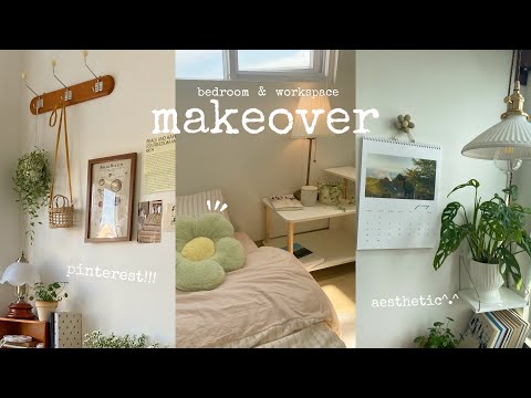 Aesthetic room makeover 2024🌷pinterest inspired🎁