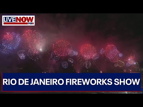 New Year's Eve fireworks 2023: Rio de Janeiro beach show | LiveNOW from FOX