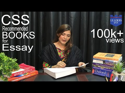 Essay| Books for CSS Preparation| CSS Essay| Recommended Books (Part 1)| Fatima Batool