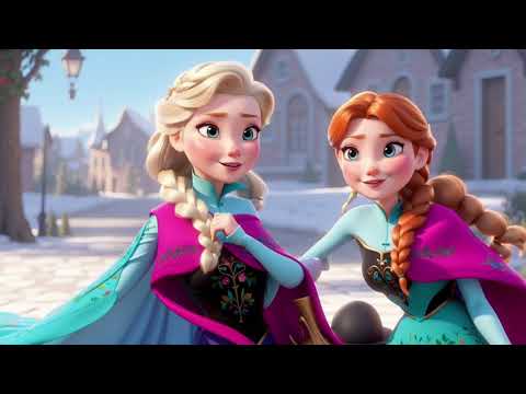 Elsa and Anna's Sister Bond Adventure, A childrens story, Disney Princess, Learning how to read