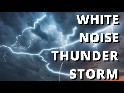 THUNDER STORM - MEDITATION, FOCUS, SLEEP, RELAX, WHITE NOISE, ASMR - SHOOTING DREAMS