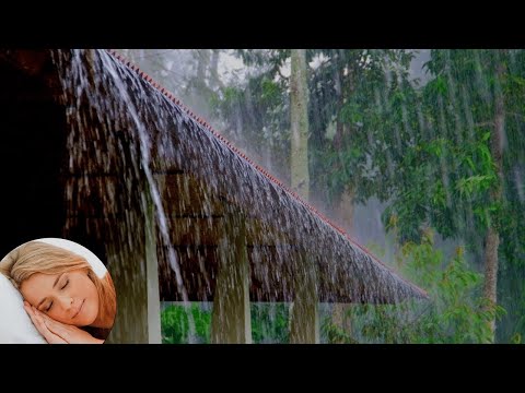 💤 Heavy Rainstorm on the Roof and Thunder Sounds for Sleeping - Sleep Instantly