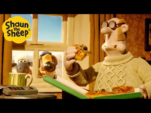 Shaun the Sheep 🐑 The Farmer Orders Pizza 😋🍕 Full Episodes Compilation [1 hour]