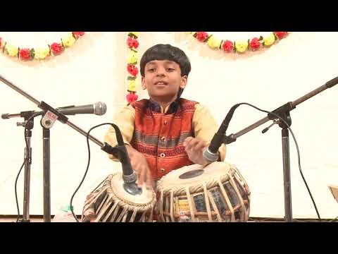 Atharva Lohar performing Tabla solo at SubUrban Music Circle on 10 Nov 2019.