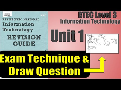 BTEC Level 3 IT - Unit 1 - P25 - Exam Technique and Draw Question