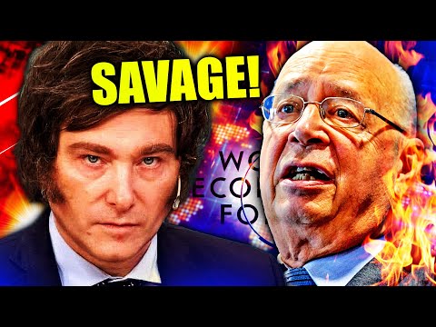 Javier Milei Delivers FIERCEST SPEECH EVER at Davos!!!