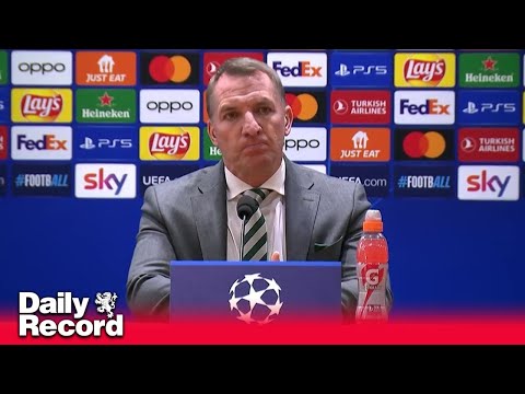 Brendan Rodgers Celtic press conference following 2-0 Champions League defeat from Lazio