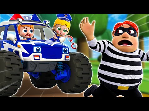 Baby Police Chase Thief - Tickle PoliceGirl Song - Funny Songs and More Nursery Rhymes &amp; Kids Songs