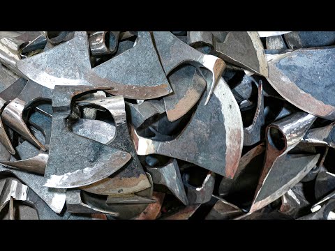 Axe Making Blacksmith in the 21st Century: A Fascinating Look at How Axes Are Made at Scale