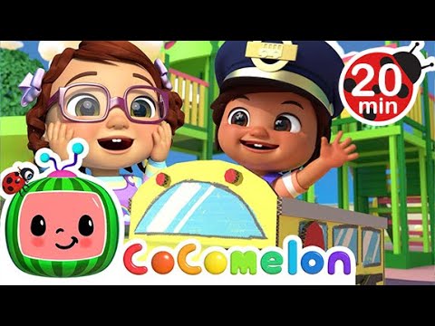 ALL Wheels on the Bus! Playground, Animal, Toy + More! | CoComelon Nursery Rhymes