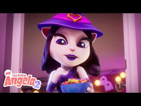 🎃🍬🕷️Halloween at Angela&rsquo;s House! 🎃🍬🕷️ Talking Angela: In the City (Special)