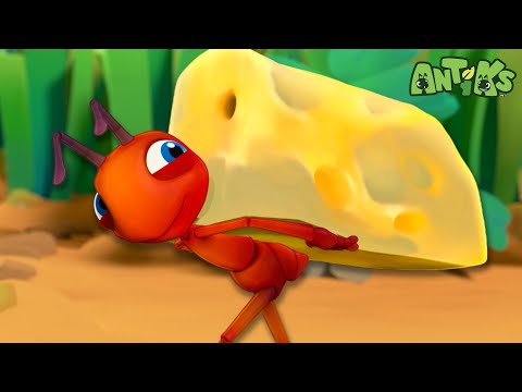 It's a Gouda Day to Be an Ant! 🧀 | 🐜 Antiks 🐜 | Funny Cartoons for Kids | Moonbug