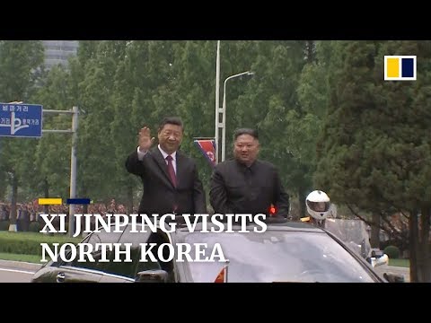 North Korea stages huge welcome for visiting Chinese leader Xi Jinping