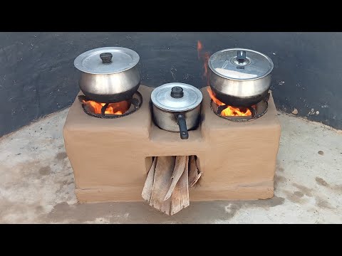 How to build firewood stove | 3 in 1   |Mitti ka chulha | Mud Stove 