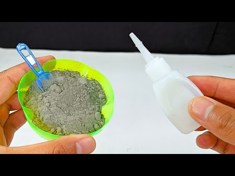 Works Like Magic! Pour Super Glue on Cement and Be Amazed