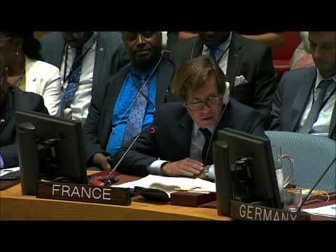 Premier discours de l'Ambassadeur Nicolas de Rivi&egrave;re au Conseil de s&eacute;curit&eacute;