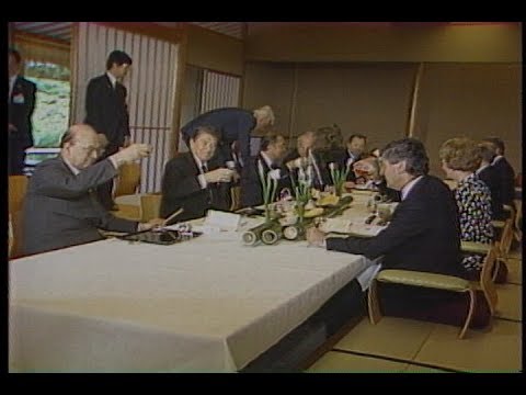 President Reagan at the Tokyo Economic Summit on May 3-5, 1986