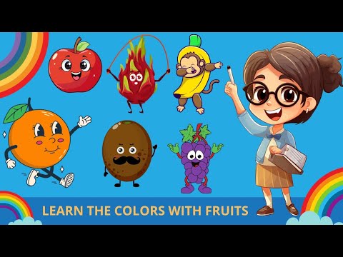 Aprende los Colores con las Frutas en Ingl&amp;eacute;s y Espa&amp;ntilde;ol | Aprender ingles rapido y facil para ni&amp;ntilde;os